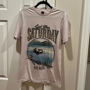 NEW KID ROCK GOD BLESS SATURDAY T SHIRT SZ S DIRECT FROM CONCERT